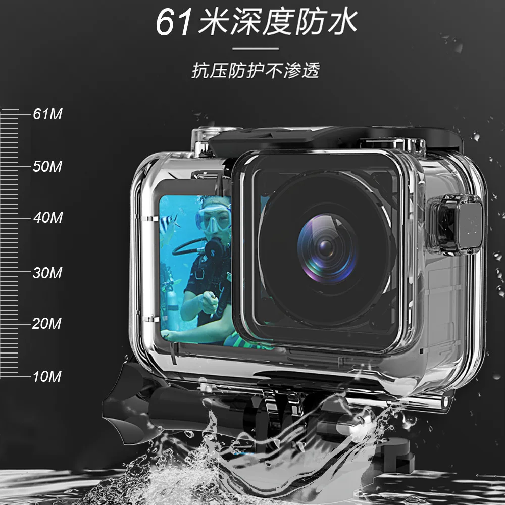 DJI Oo Action водонепроницаемый чехол 40/61 mi ling Eyes аксессуары для спортивной камеры Дайвинг ударопрочный защитный чехол