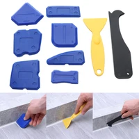 4/6/9PCs Silicone Sealant Spreader Spatula Scraper Multi-angle Cement Caulk Removal Tool Finishing Sealant Grout Kit
