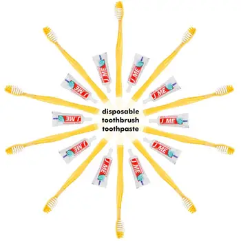 

Travel Toothbrush Toothpaste Set Hotel Disposable Toothbrush Toothpaste Kit Portable Toothbrush Set Bathroom Wash Suit