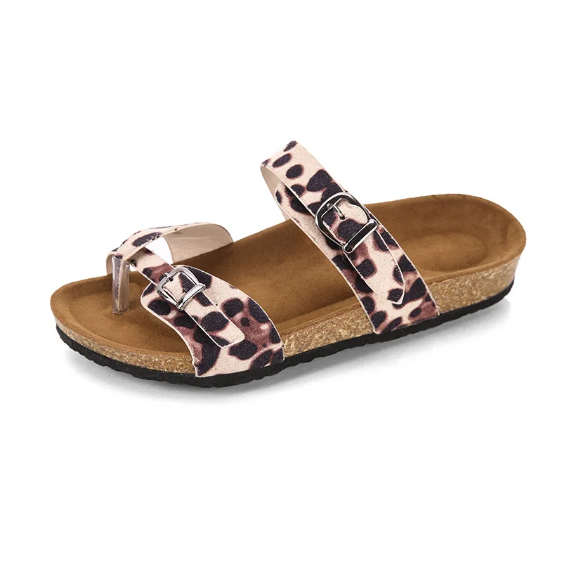 2020 Summer New Leopard Print Flip-Flop Slippers Women