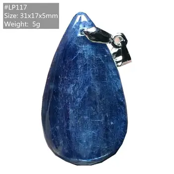 

Top Natural Blue Kyanite Crystal Pendant For Woman Lady Man Water Drop Stone Beads Silver Gemstone Beauty Fashion Jewelry AAAAA