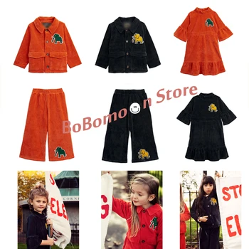 

BoBomoon-MR Girls Outfits Thanksgiving Toddler Girl Clothes First Christmas Corduroy Boy Clothes Girls Winter Outfits kids sets