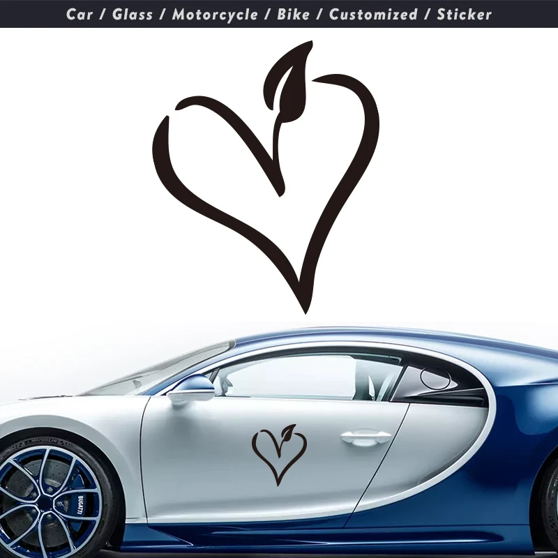 

Exquisite and meticulous reflective material vinyl for automobile stickers is suitable for various colors VEGAN Heart Custom