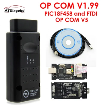 

2020 v1.99 OPCOM V1.95 Professional Diagnostic Tool For Opel OP COM OP-COM With PIC18F458 Firmware V1.59 Auto Scanner