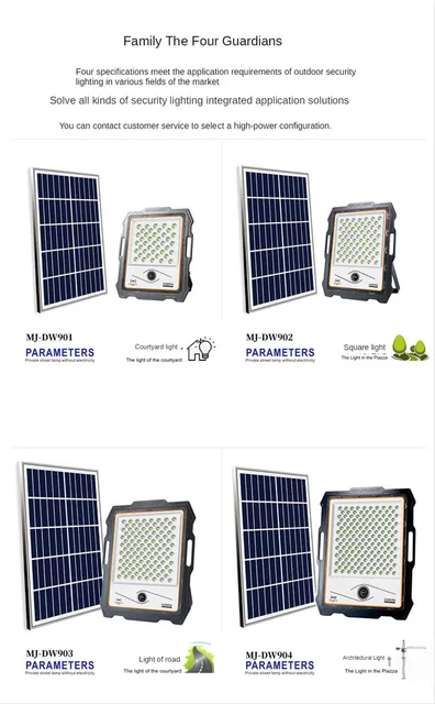 Kit Spot solaire 300W avec télécommande AZARIS IP 67 - Décoration - L 