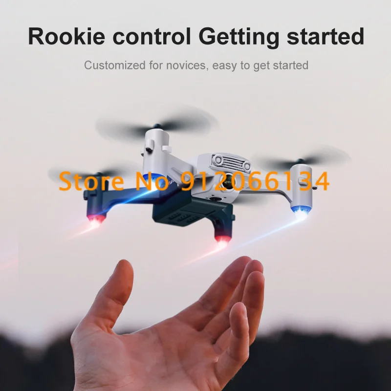 6K 듀얼 카메라 스마트 호버 공중 RC 드론 200M 와이파이 FPV 하나의 키 반환 제스처 사진 라디오 제어 Quadcopter 완구 어린이를위한