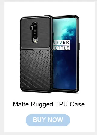 DTFQ противоударный чехол для OnePlus 7T Pro, гибридный жесткий корпус из поликарбоната+ Мягкий силиконовый чехол из ТПУ, Матовый Прозрачный чехол для OnePlus 7T Pro