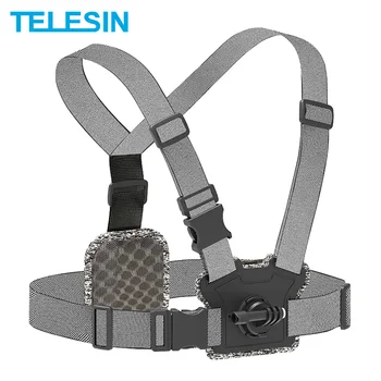 

TELESIN Chest Strap Front Rear Double Mount Strong Elasticity for GoPro for XiaoYi Osmo Action Original Camera Accessories