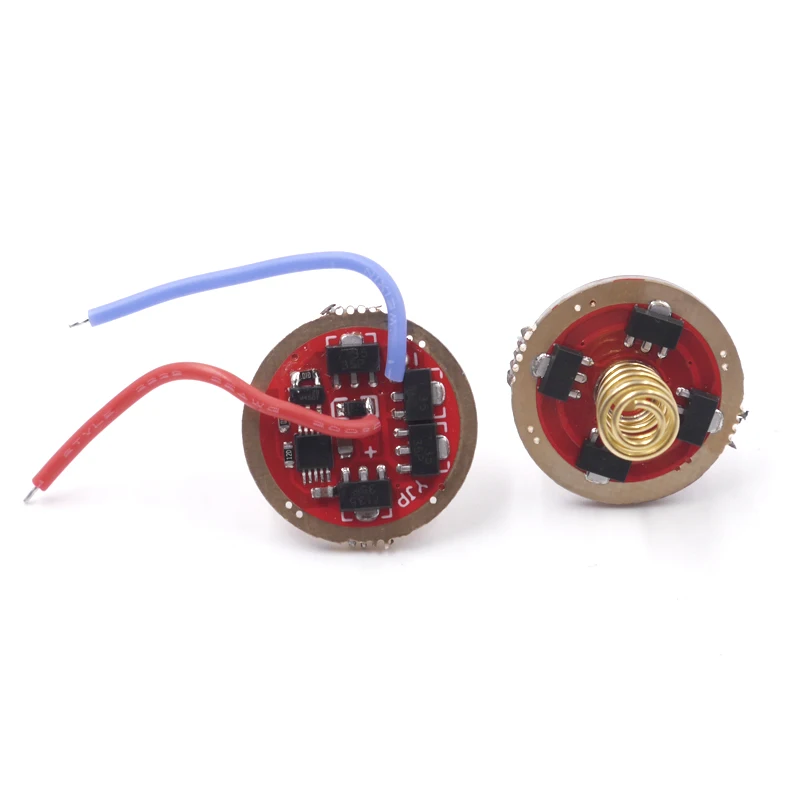 

20mm flashlight led driver 6xAMC7135 8x7135 10x7135 3.7v-4.2v XM-L2 U3 T6 XP-L V3 V5 Circuit Board for DIY