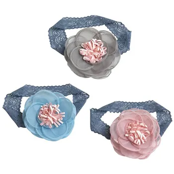 

Big Flowers Baby Hairband Infant Lace Headdress Girl Headband Cute Lovely Headwear Head Wrap Hair Accessories