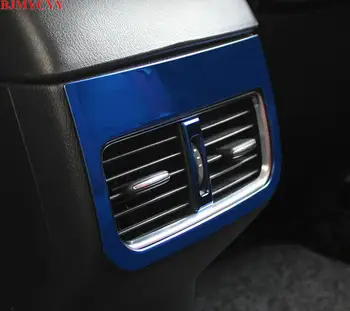 

BJMYCYY Car styling Car stainless steel rear air outlet decoration frame For Mazda CX-5 CX5 2nd Gen 2017 2018