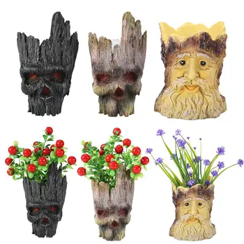 

Flower Pot Baby Groot Flowerpot Cute Toy Pen Pot Holder PVC Hero Model Baby Tree Man Garden Plant Pot Groot Dropshipping