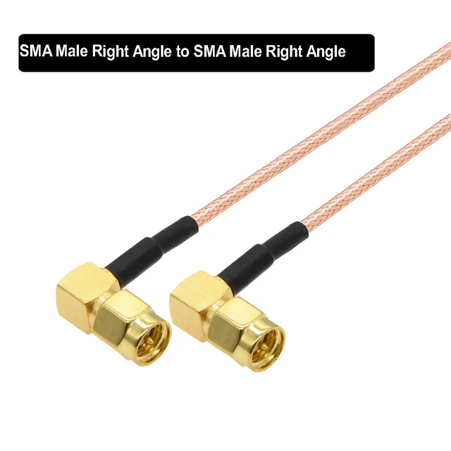Rg316 Coaxial Câbles Sma Mâle Vers Sma Femelle Avec Adaptateur Faible