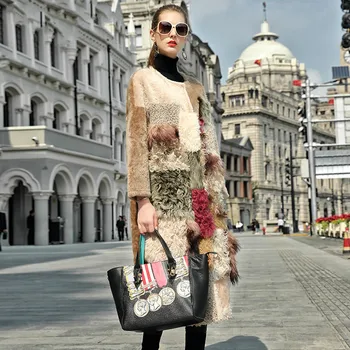 

Natural Real Fur Coat Female Wool Jacket Autumn Winter Jacket Women Clothes 2020 Korean Vintage Double-faced Fur Tops ZT4913