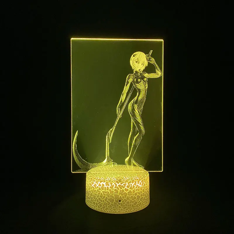 3D светодиодный ночной Светильник детский стол LampTouch Сенсор зеленого и синего