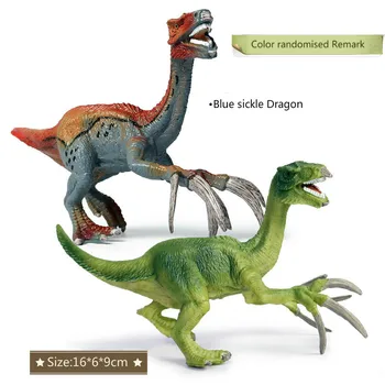 

1pcs Children's simulation solid animal dragon model Velociraptor plastic toy suit living room bedroom ornament