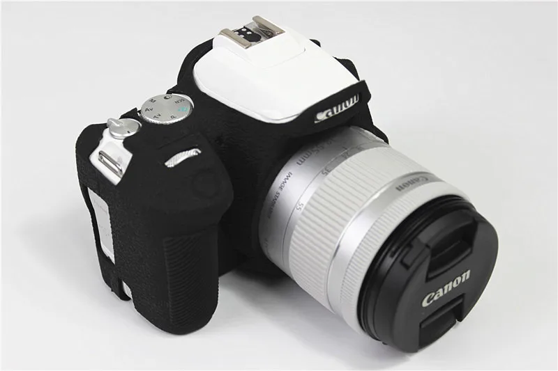 Резиновый силиконовый чехол для Canon EOS 200D 200DII 250D Kiss X9 X10 Rebel SL2 SL3 защитная рамка для камеры