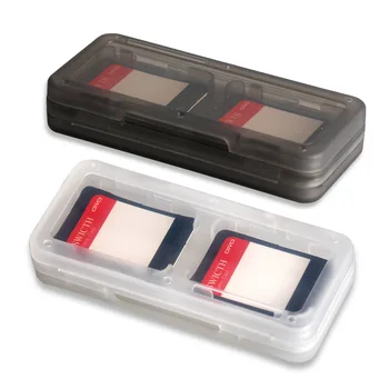 

OSTENT Transparent 4 Cases Game Card Cartridge Holder for Nintendo Switch