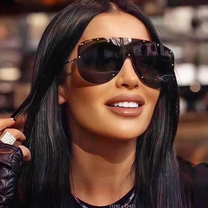 HPIRME Lunettes De Soleil De Style Punk Vintage En Métal Hommes