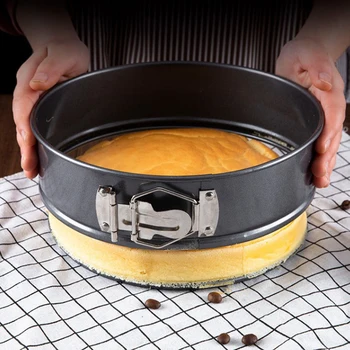 

Non-Stick Baking Springform Round Cake Tin Tray Pan 4 Inch Spring Loaded Tray