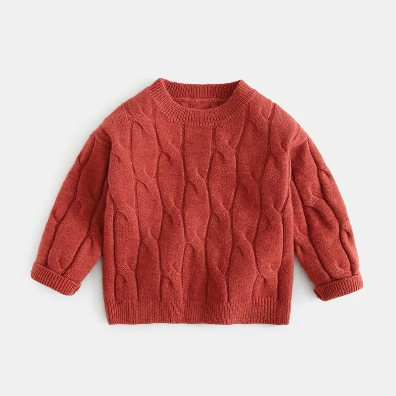 

Baby Small CHILDREN'S Infant-Western Style BOY'S Cotton Knitwear Warm Sweater Sweater Autumn And Winter Winter Standard Wool Thi