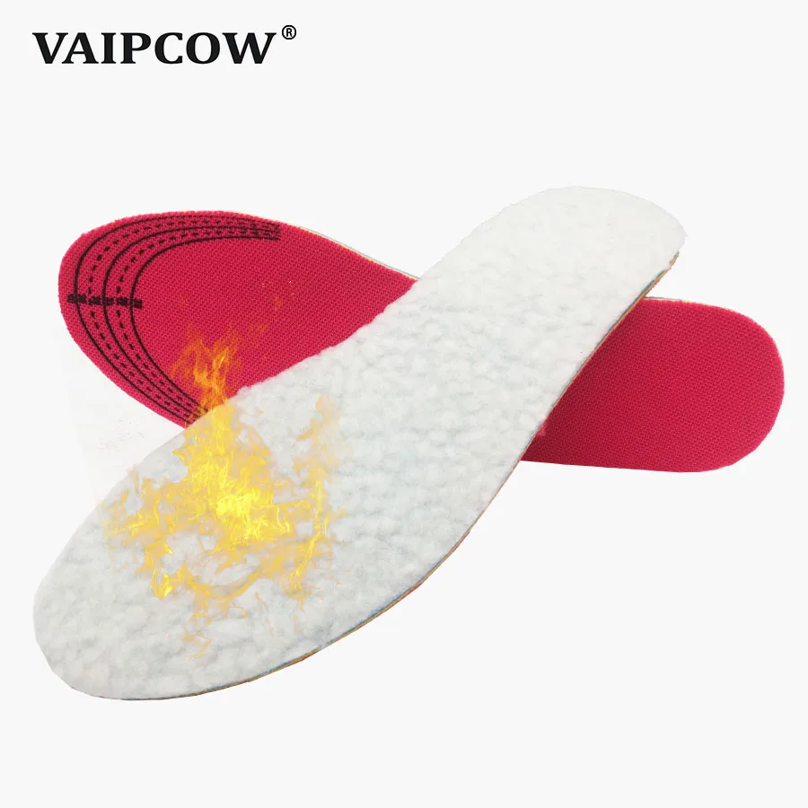 

Warm Heated Insoles Cashmere Thermal Insole Heated Soft Breathable Winter Sport Shoes Insert For Man Woman Shoes Boots Pad Sole