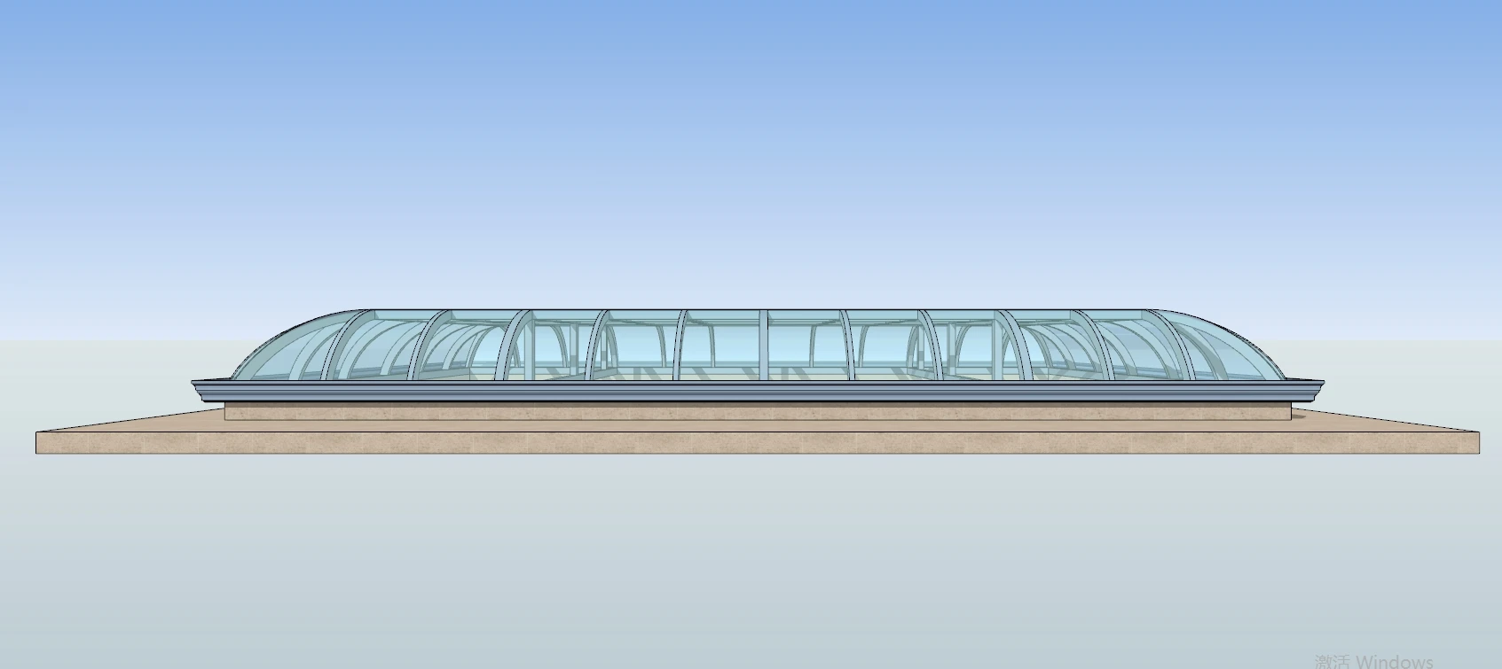Prefabricated Dome Space Frame Roof Grid Structure Roof