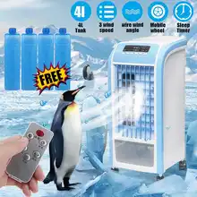 Warmtoo 220 В кондиционер Многофункциональный охлаждающий вентилятор таймер охладитель увлажняюший очиститель регулируемый 3 скорости ветра