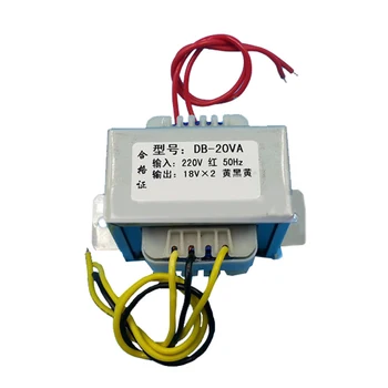 

20W Dual 18V 18V * 2 Power Transform Input AC 220V / 50Hz Output AC 18V-0-18V Power transformers Silver