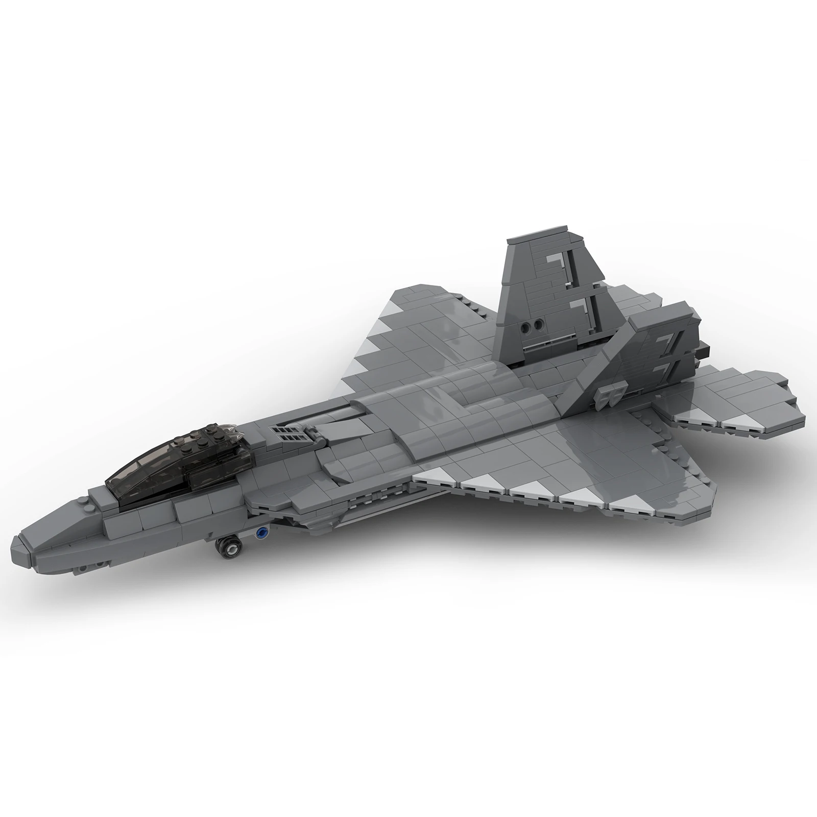 

(Shipped in 15 days )1/50 Scale 689 Pcs/Set MOC-52860 F-22 Raptor Small Particle Building Blocks Set