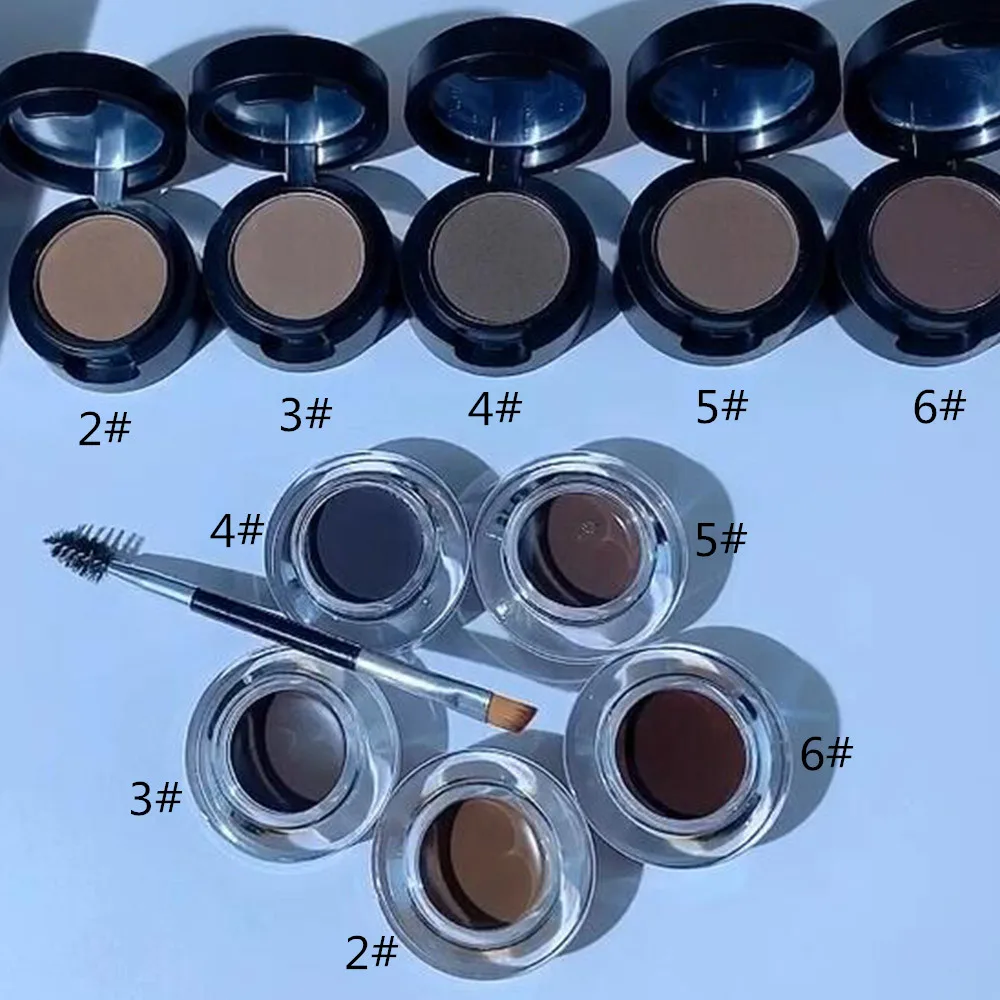 SANIYE 2 in1 Eyebrow Gel Waterproof Powder Eye Brow Gel Cream With Brush Eyebrow Enhancers Cosmetic Eye brow Tint Pomade SANIYE 2 in1 Eyebrow Gel Waterproof Powder Eye Brow Gel Cream With Brush Eyebrow Enhancers Cosmetic Eye brow Tint Pomade