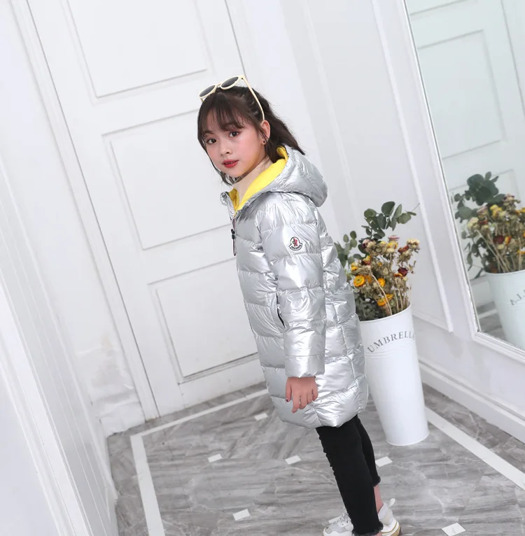 

Children cold Winter Plus velvet Down Jackets for Boys clothes Snowsuit Kids Parka Warm Thicken Coat Teen Girls outwear clothing