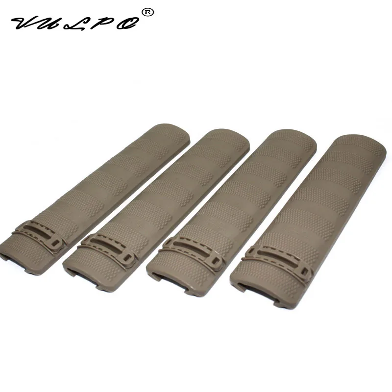 4 шт./компл. Тройная направляющая для Picatinny Rail Airsoft BK/DE/FG|rail cover|troy rail coverstroy |