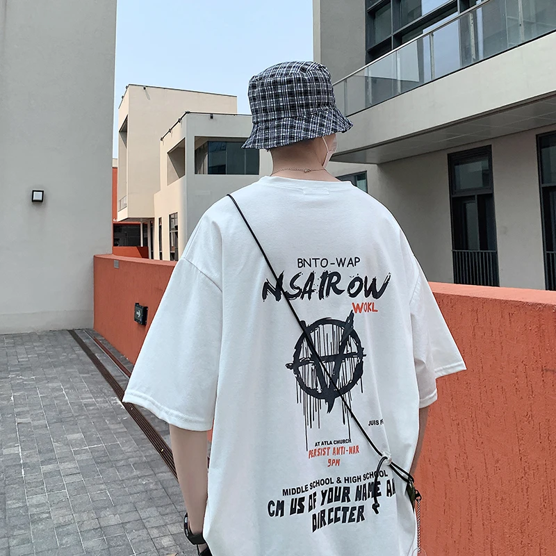 ZAZOMD мужская футболка Летняя Harajuku крутая унисекс с коротким рукавом забавная