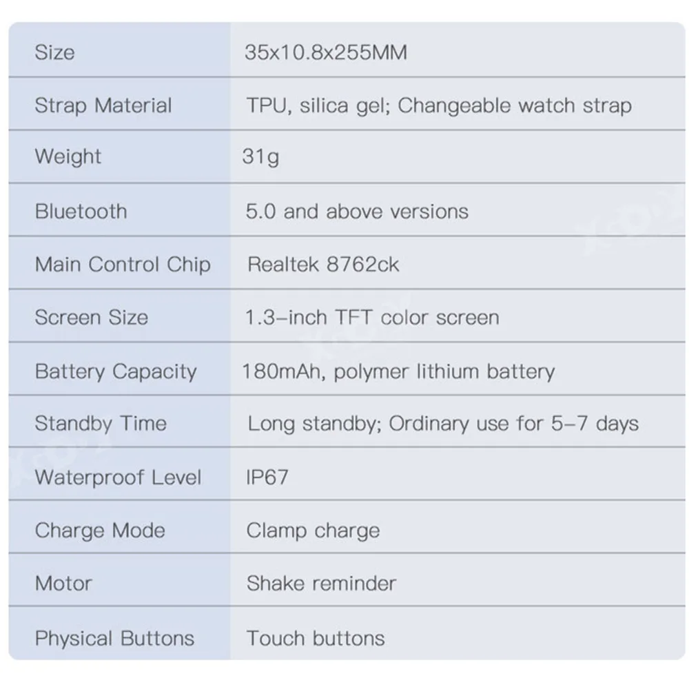 Ottwn G20 Смарт-часы, водонепроницаемые, кровяное давление, пульсометр, спорт, смарт-фитнес-браслет, часы, умный трекер активности