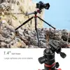 K&F CONCEPT Camera Tripod Professional 180' Foldable Lightweight Tripod with Ball Head and Carrying Bag for DSLR SLR Camera ► Photo 2/6