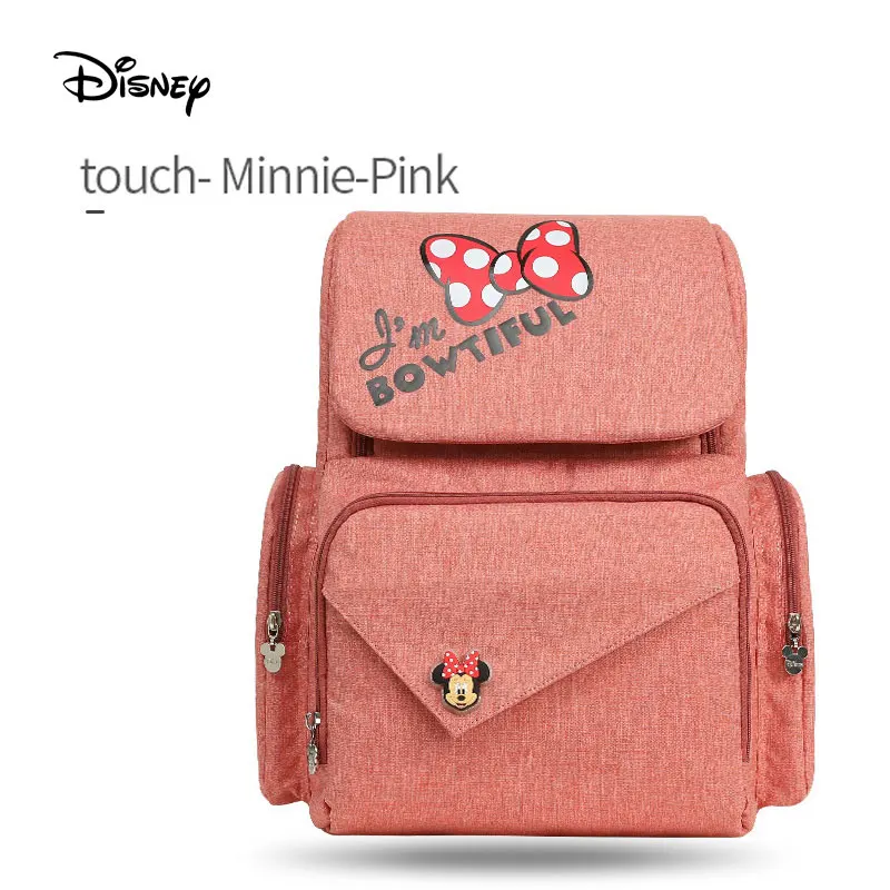 Сумка для подгузников disney, рюкзак, детские сумки для мамы, USB, для путешествий, влажный подгузник для мальчиков и девочек, органайзер для подгузников, Микки, Минни, коляска, инвалидные коляски - Цвет: BB0084