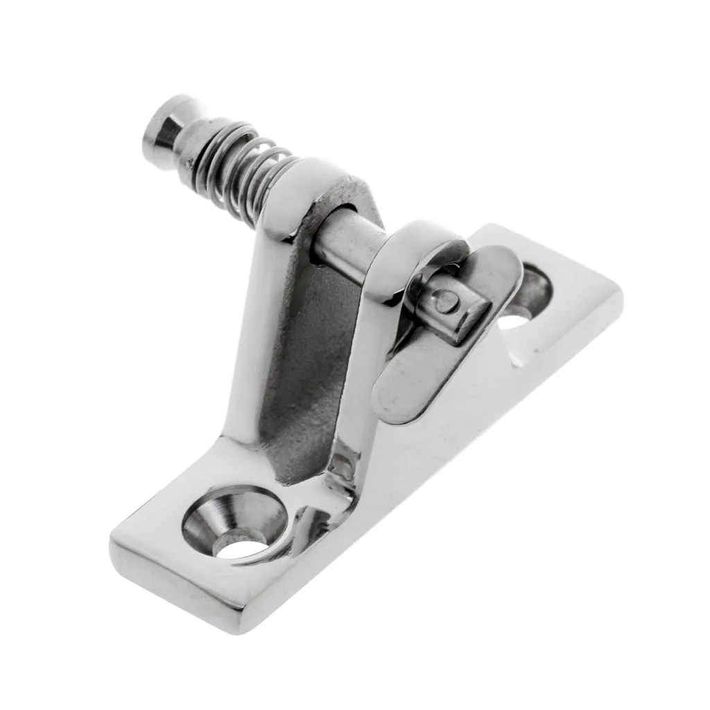 Marine Grade 316 Stainless Steel Canopy/Bimini Top Angled Deck Hinge Fitting | Автомобили и мотоциклы