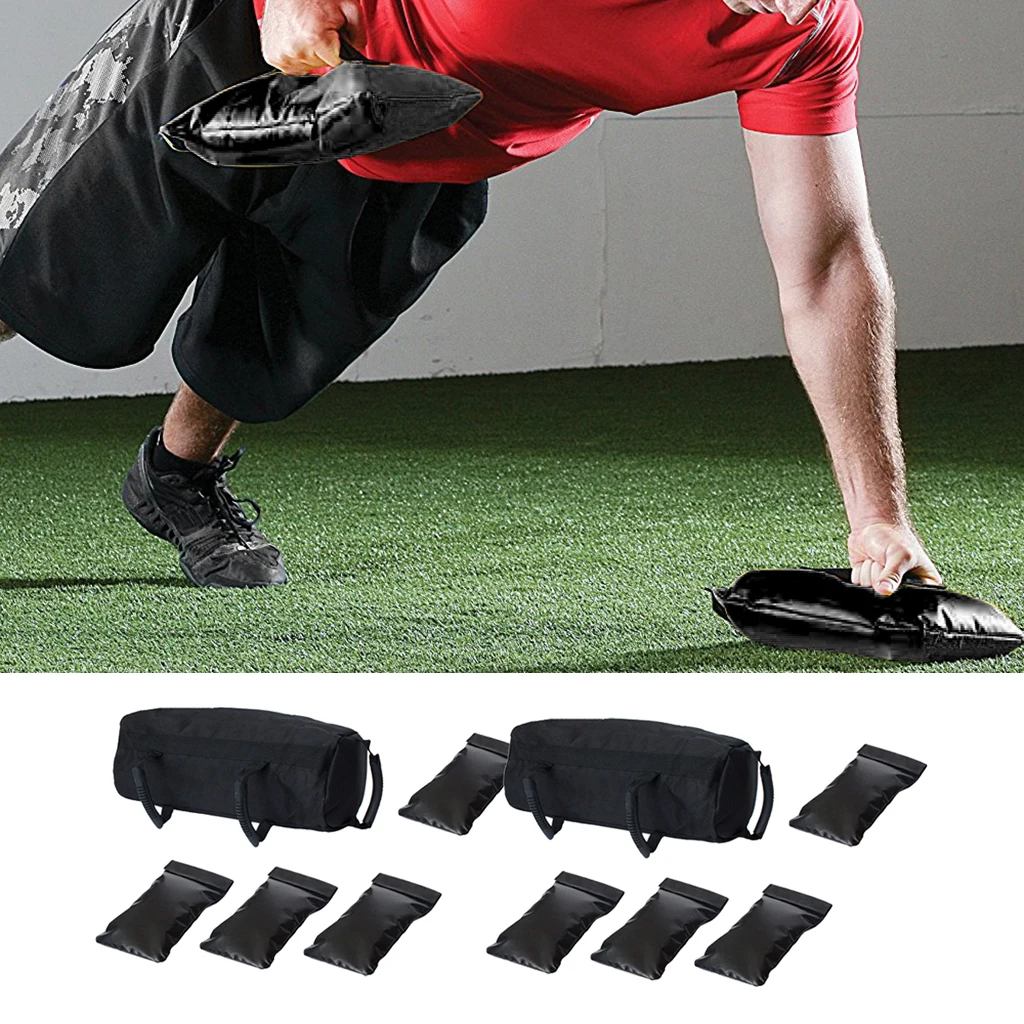 10 Pieces Heavy Duty Workout Sandbags Weightlifting Sandbag Strength Bags