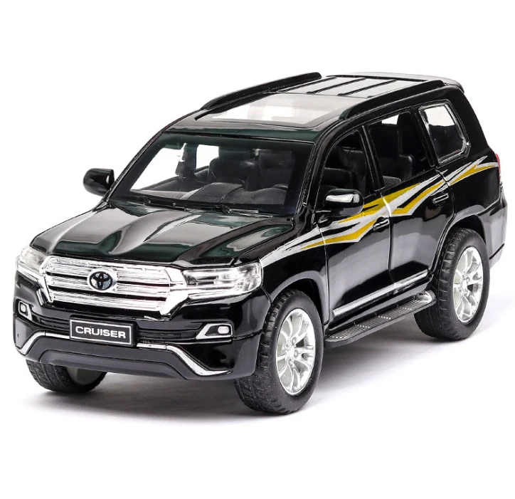 1:32 Toy Car TOYOTA LAND CRUISER Prado Metal Alloy Diecasts Vehicles Model 6 Doors Can Opened Toys For Children | Игрушки и хобби