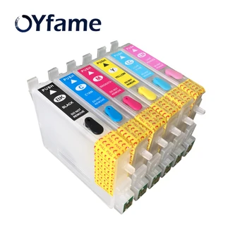 

OYfame T0491-T0496 ink cartridge with ARC Chip for Epson Stylus Photo R210/R230/R310/R350/RX510/RX630/RX650 Printer