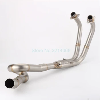 

Kawasaki Ninja400 Z400 Motorcycle Full Exhaust System 2018-2019 Stainless Middle Link Pipe Slip on Joint Fit Modified Tail Pipe