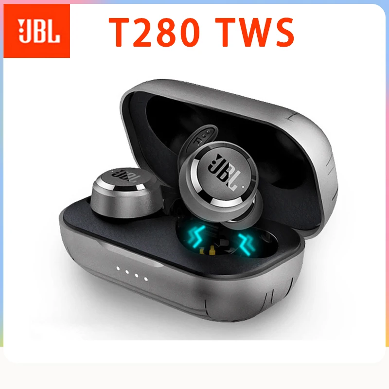 TWS-наушники JBL T280 с поддержкой Bluetooth и микрофоном | Электроника