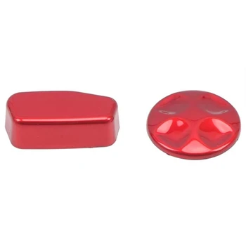 

for Dodge Challenger 2015-2019 Seat Adjustment Button Switch Cover Trim Decorative Frame Car Accessories,Red