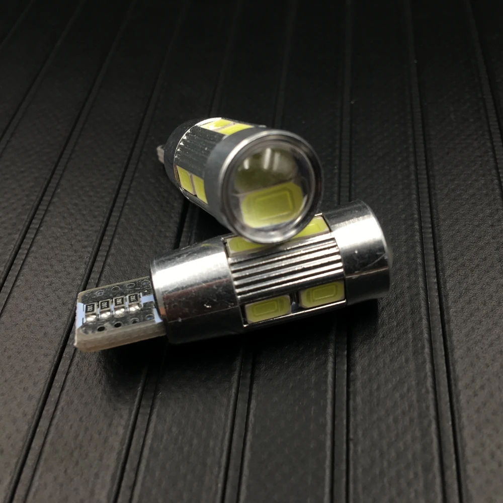 2 шт. Автомобильные светодиодные лампы Canbus T10 194 W5W 10 SMD 5630 12 В|Сигнальная лампа| |