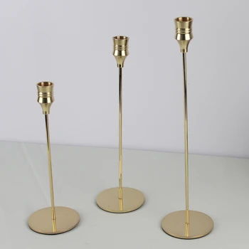 

Metal Candle Holders Nordic Style Candle Stand Fashion Wedding Bar Party Candelabra Exquisite Candlestick For Table Home Decor