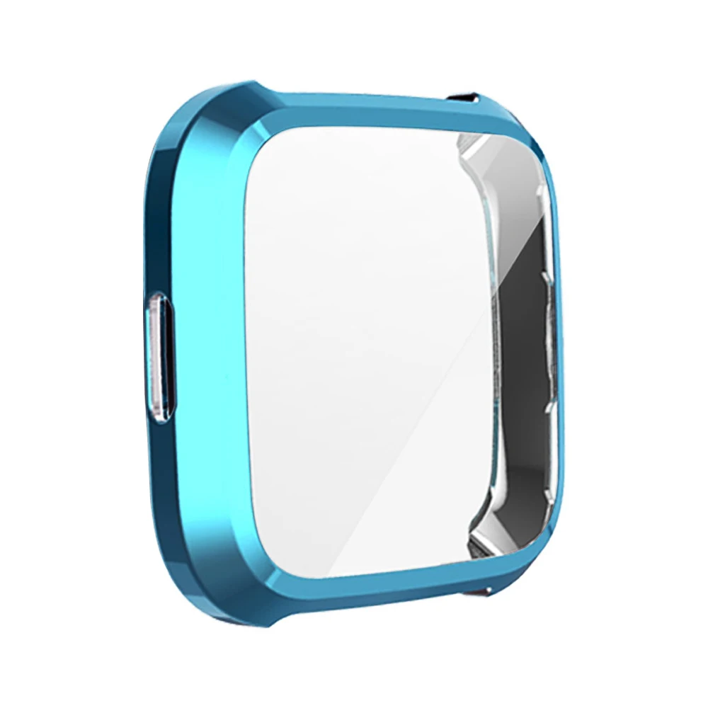 360 Degree Protection Cover For Fitbit Versa Lite Band Case Plating TPU Soft Shell Accessories Screen Protective Case