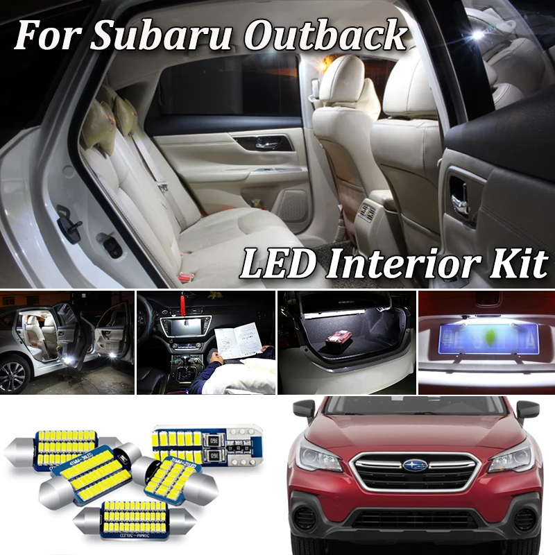 Светильник для Subaru Outback BE BH BL BP BR BS светодиодная подсветка внутренней двери