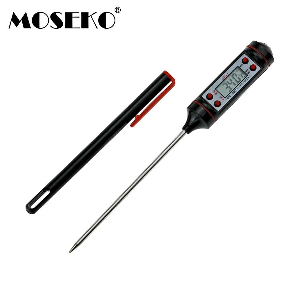 

MOSEKO Electronic Probe BBQ Kitchen Digital Meat Thermometer Cooking Food Oven Thermometer JR-1