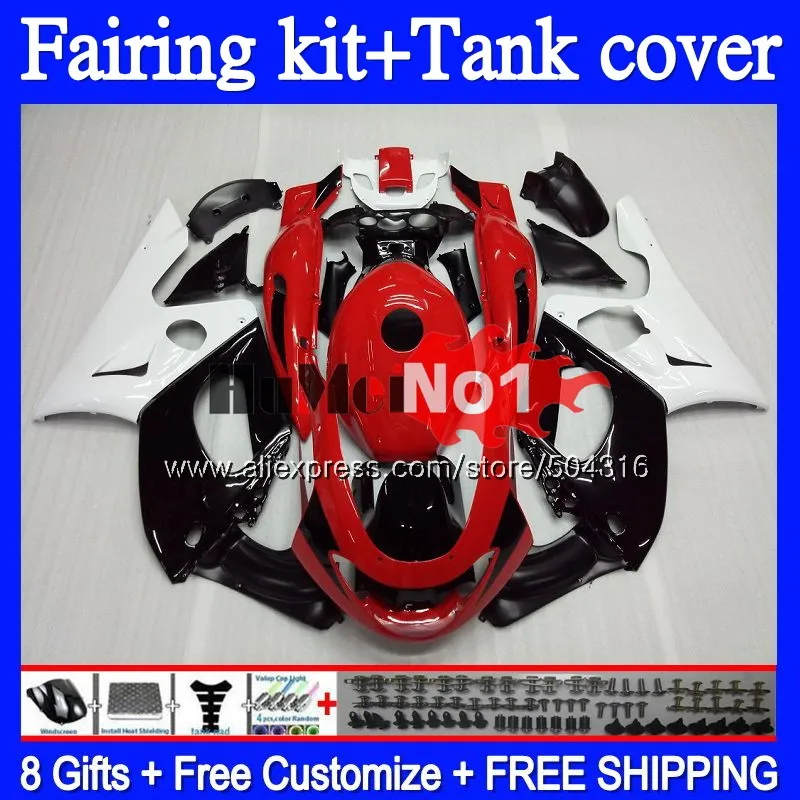 Thundercat для YAMAHA YZF-600R YZF 600R 38MC. 15 красный белый YZF600R 1996 1997 1998 1999 2000 2001 96 97 98 99 00 01 02 обтекателя